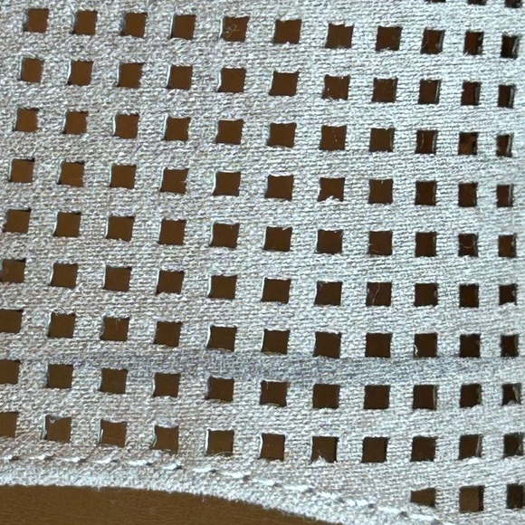 Franco Sarto Clinton2 Taupe Perforated Cork Wedge Platform 4” Sandals Size 10 - Picture 14 of 15